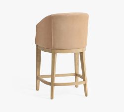 Baldwin Leather Stool