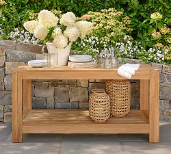 Malibu Teak Outdoor Console Table (60")