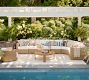 Malibu Teak Round Outdoor Grand Coffee Table (44")