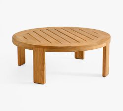 Malibu Teak Round Outdoor Grand Coffee Table (44")