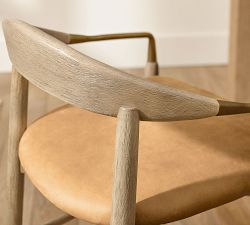Laguna Leather Metal Stool