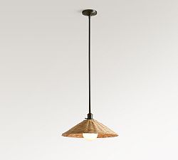 Flared Woven Pole Pendant (18")