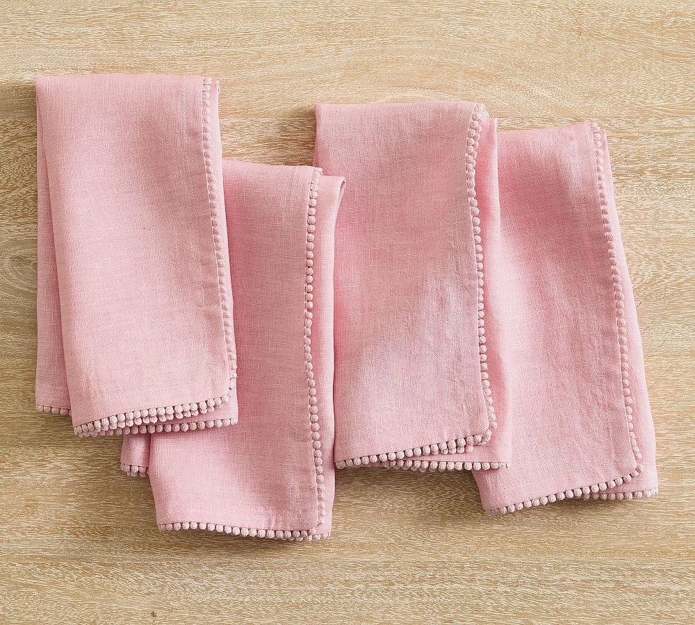 Monique Lhuillier Signature Napkins - Set of 4 - Set of 4 - Peony
