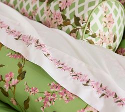 Monique Lhuillier Floral Vine Sheet Set