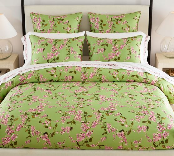 Monique Lhuillier Garden Trellis Reversible Duvet Cover