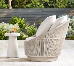 Indio Coastal Swivel Outdoor Papasan