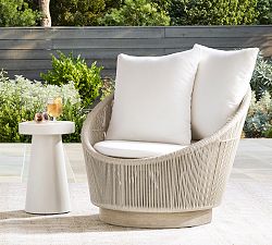 Indio Coastal Swivel Outdoor Papasan