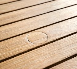 Lakewood Rope Round Outdoor Dining Table (48")