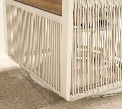 Lakewood Rope Swivel Outdoor Dining Chair