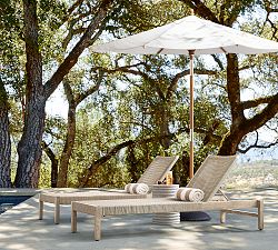 Indio Coastal Outdoor Stackable Chaise, Set of 2