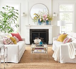 Velvet Ribbon Striped Lumbar Pillow Cover