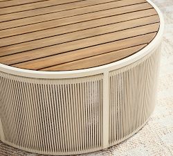 Lakewood Rope Round Outdoor Coffee Table (34")