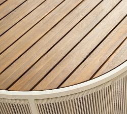 Lakewood Rope Round Outdoor Coffee Table (34")