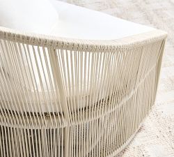 Lakewood Rope Swivel Outdoor Grand Lounge Chair