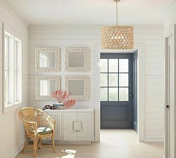 Cason Woven Drum Chandelier (21")