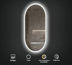 May Oval Lighted LED Mirror