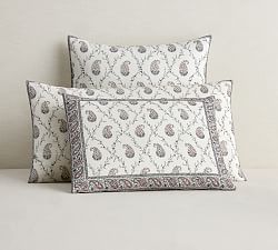 Quinn Paisley Linen Cotton Sham