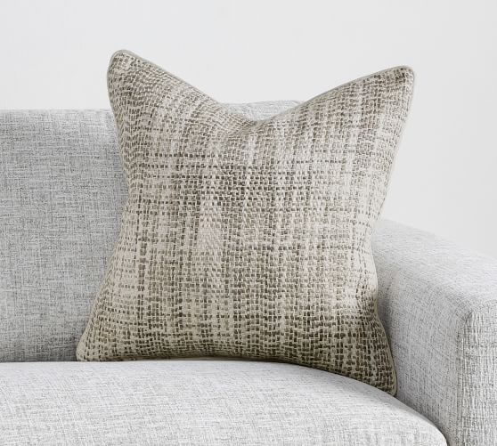 Textured Solid Slub Pillow Cover - Thumbnail 2