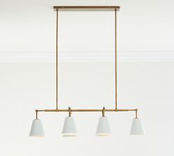 Elijah Metal Linear Chandelier (42")