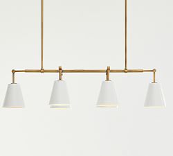 Elijah Metal Linear Chandelier (42")