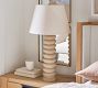 Delilah Stacked Wood Table Lamp (30")