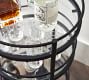 Hugo Round Metal Bar Cart