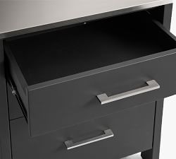 Malibu Metal Outdoor Kitchen 3-Drawer Cabinet (28")