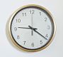 Classic Wall Clock - Brass