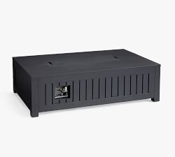 Indio Metal Rectangular Fire Pit Table (50")