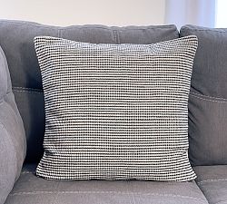 Darika Handwoven  Houndstooth Pillow Cover