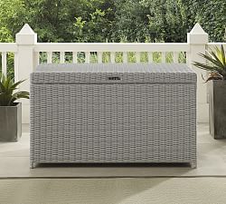 Open Box: Jammie Outdoor Wicker Pool Storage Bin