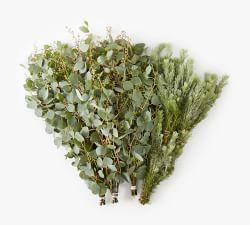 Live Wooly Bush &amp; Seeded Eucalyptus Bunches