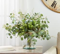 Live Wooly Bush &amp; Seeded Eucalyptus Bunches