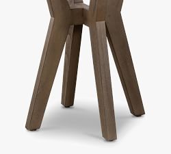 Raylan Teak Outdoor Round Outdoor End Table