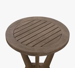 Raylan Teak Outdoor Round Outdoor End Table