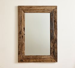 Reclaimed Pine Rectangular Wall Mirror