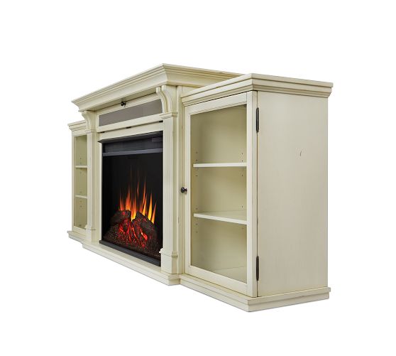 Pottery Barn Bartow Electric Fireplace Media Cabinet - Thumbnail 4