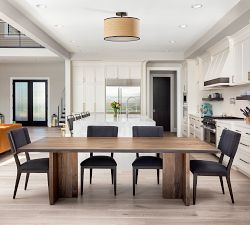 Haven Woven Flush Mount (15'')