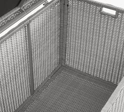 Jammie Outdoor Wicker Pool Storage Bin