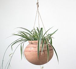 Drew Clay Hanging Planters