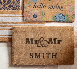 Personalized Mr. and Mr. Doormat