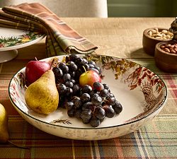Fantastical Forest Stoneware Serving Bowl