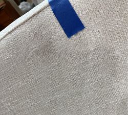 Open Box: Classic Upholstered Dining Side Chair - Ivory Performance Heathered Tweed, Seadrift Finish