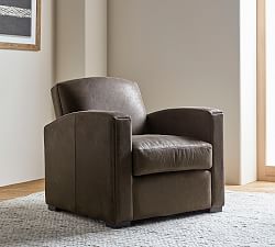 Open Box: Clyde Leather Chair