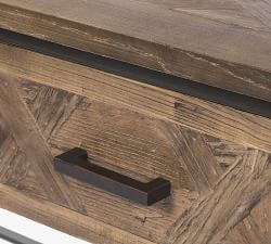 Parquet Reclaimed Wood Writing Desk