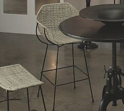 Wendel Rattan Stool