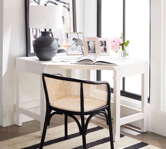 Barrel Back Cane Dining Armchair