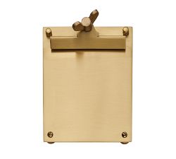 Scribner Brass Notepad