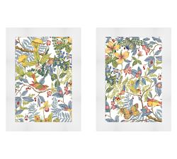 Garden Floral Diptych by The Artists Studio