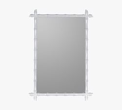 Rixton Bamboo Rectangular Wall Mirror